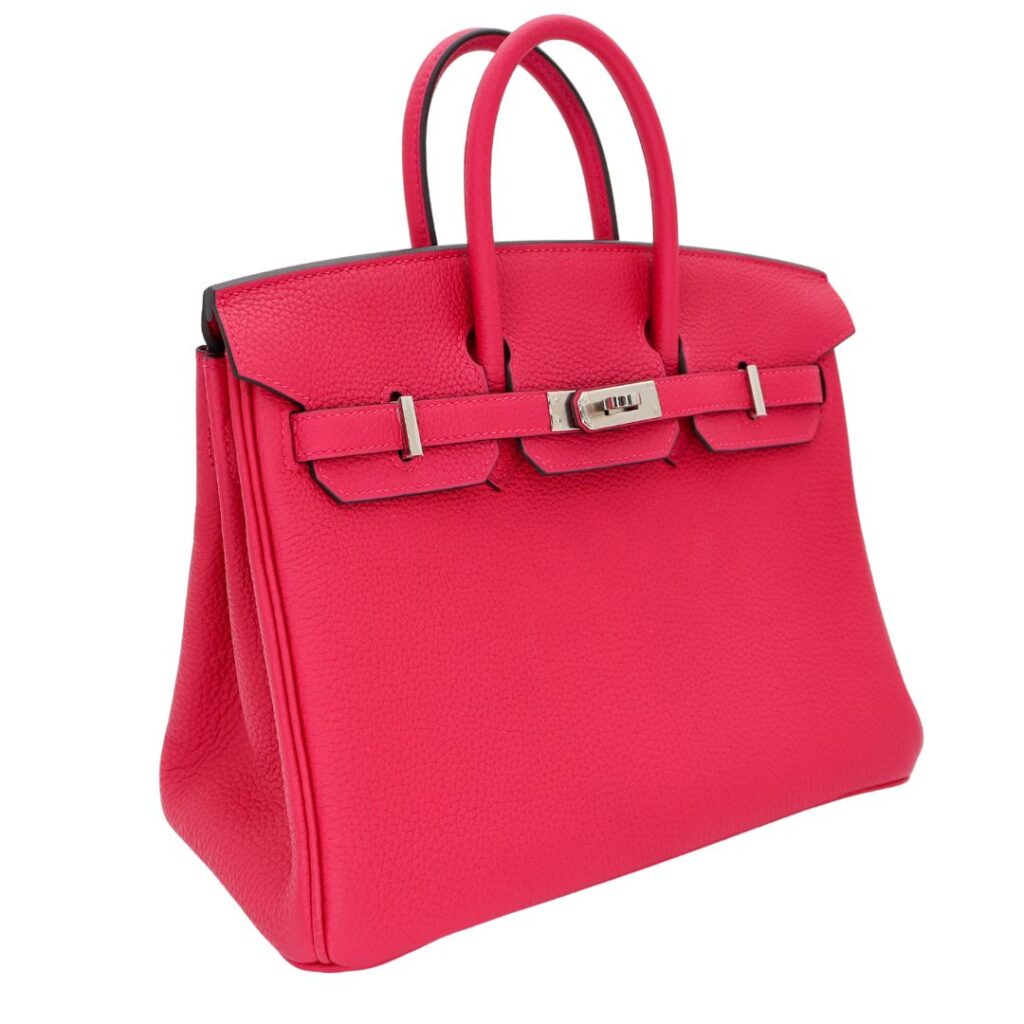 Hermes25cm Birkin Rose Mexico Togo Leather Palladium Hardware - Product Image 2