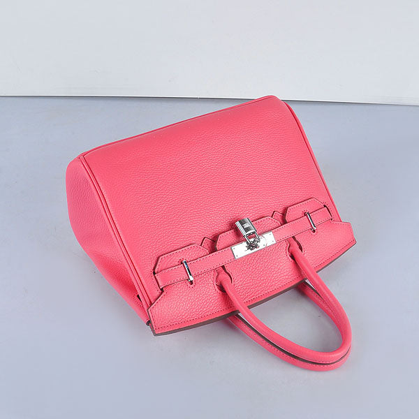 Hermes Birkin 30cm Togo leather Handbags Lip Pink Sliver | Studio Nafay