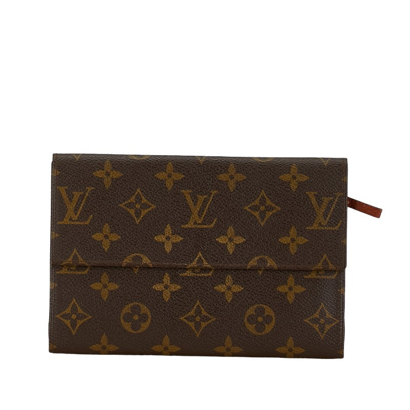 Louis Vuitton Monogram Pochette Passport Long Wallet Brown PVC Leather Louis Vuitton | Studio Nafay