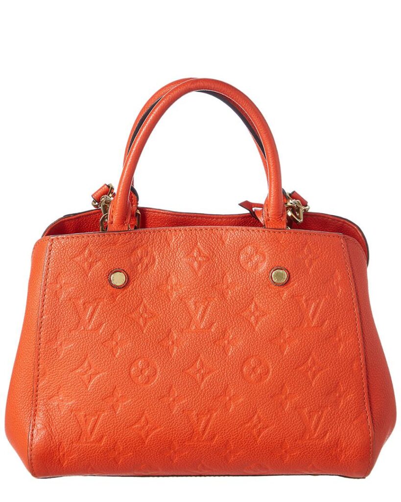 Louis Vuitton Empreinte Leather Montaigne Satchel - Apricot - Product Image 2