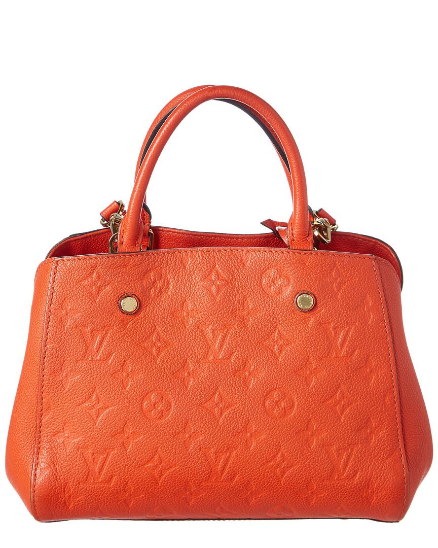 Louis Vuitton Empreinte Leather Montaigne Satchel – Apricot