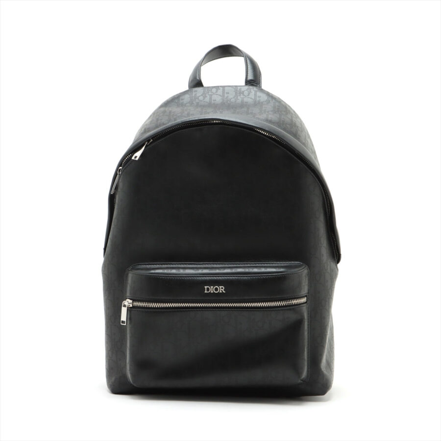 Dior Om Om Leather Backpack/Rack Black | Studio Nafay