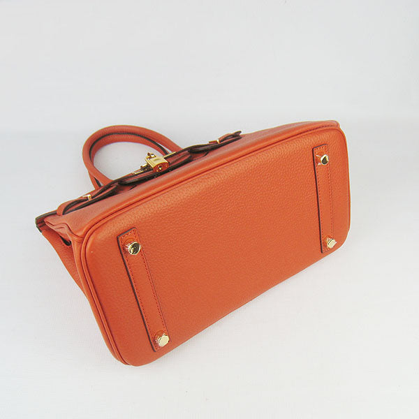 Hermes Birkin 30cm Togo Leather Handbags Orange Golden | Studio Nafay