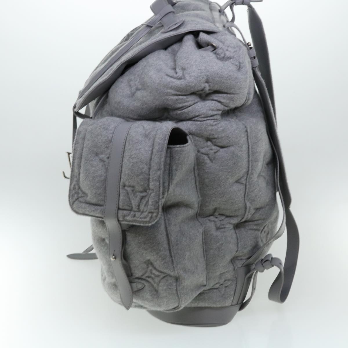 LOUIS VUITTON Monogram ChristopherXL Backpack Gray LV 31979A
