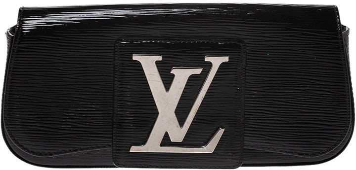 Louis Vuitton Sobe Black Electric EPI Leather Clutch | Studio Nafay