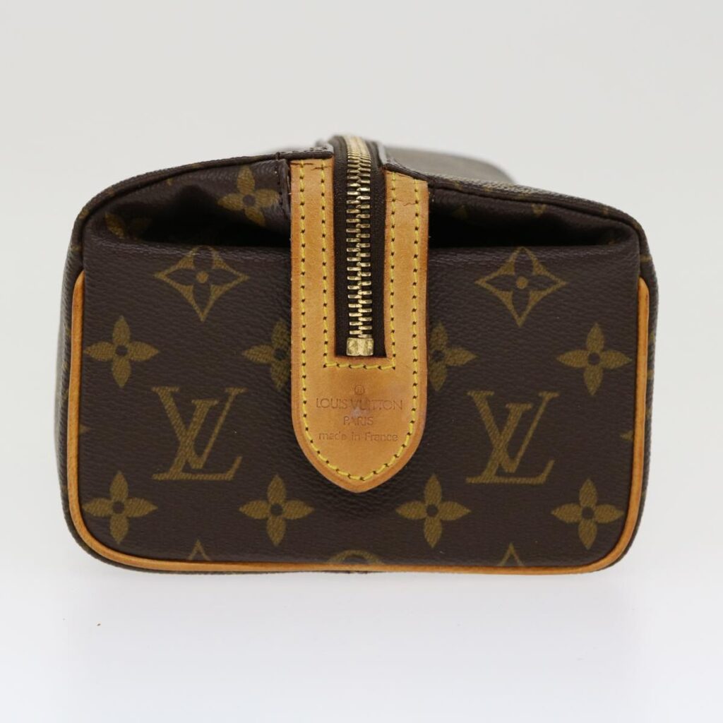 LOUIS VUITTON Monogram Trousse Patte Pression Cosmetic Pouch Auth 33046 - Product Image 2