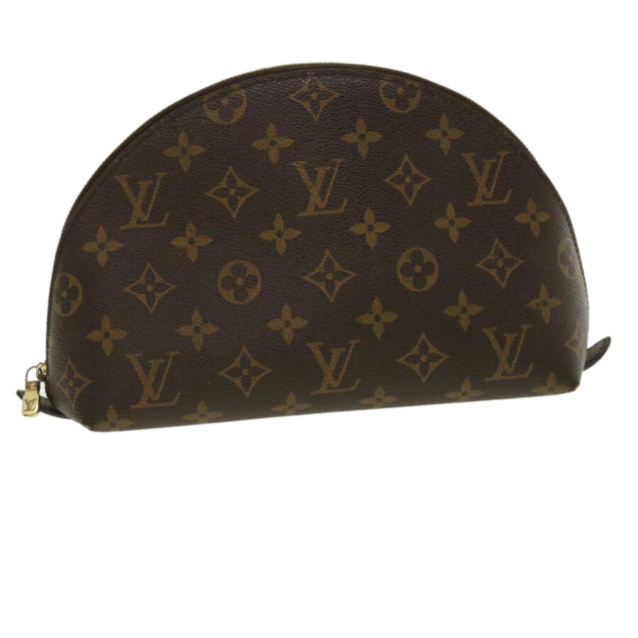 LOUIS VUITTON Monogram Trousse Demi Ronde Cosmetic Pouch LV Auth 33337 | Studio Nafay