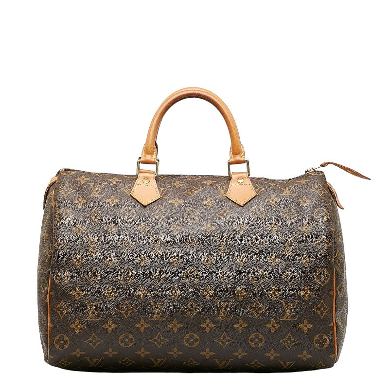 Louis Vuitton Monogram Speed 35 Handbag Brown PVC Leather Louis Vuitton | Studio Nafay