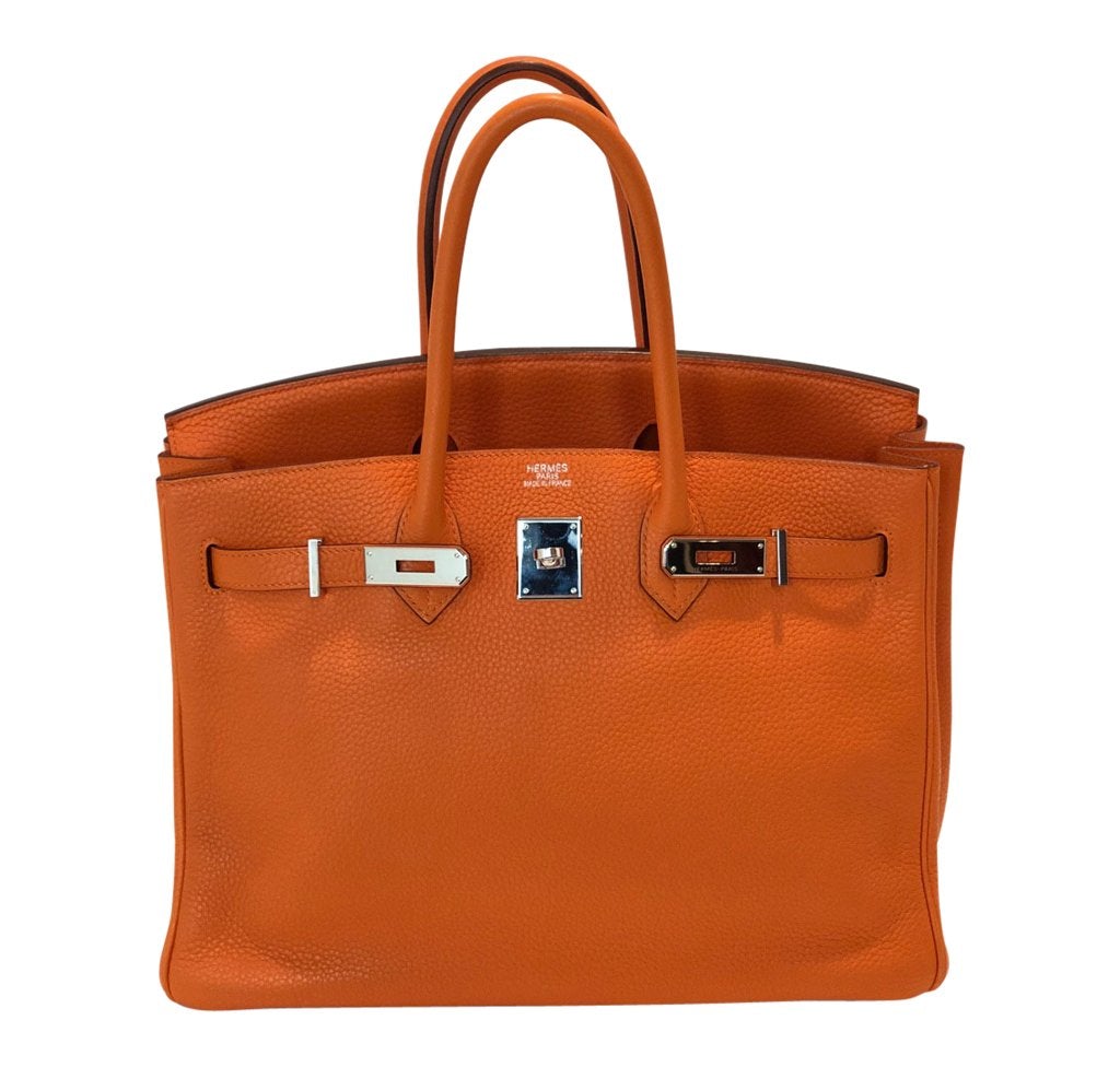 HermesBirkin 35 Orange Togo PHW