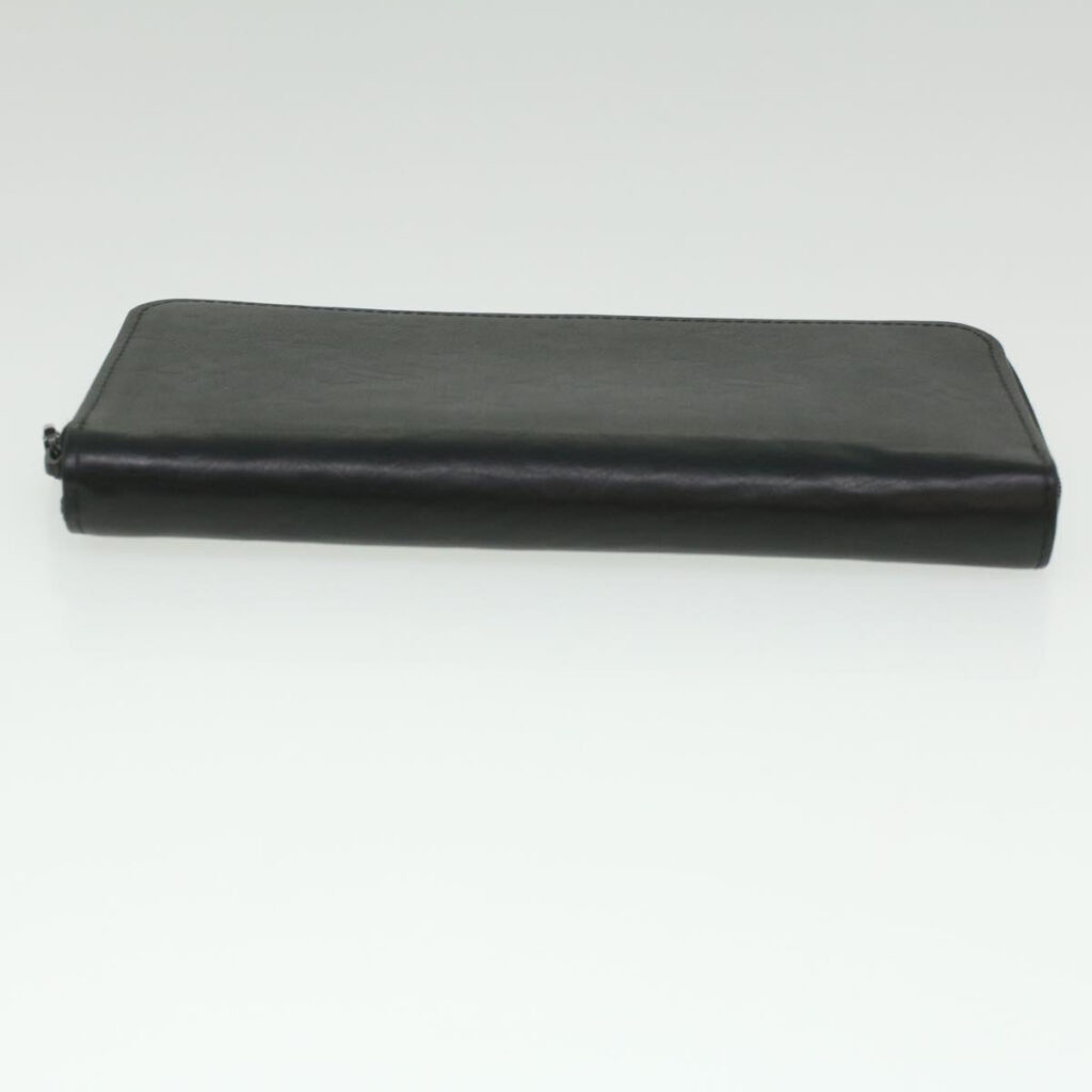 LOUIS VUITTON Monogram Shadow Zippy Wallet Vertical Black LV Auth 36694 - Product Image 2