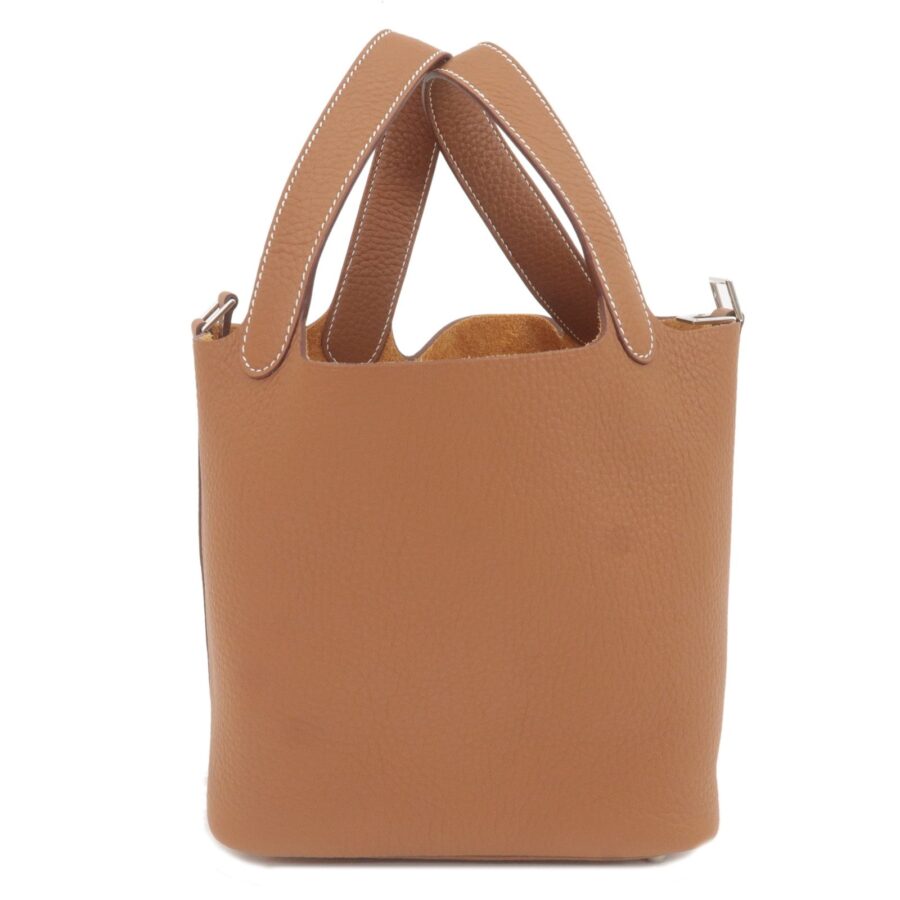 Luxury Hermes Picotin Lock PM Taurillon Clemence Hand Bag Gold | Studio Nafay