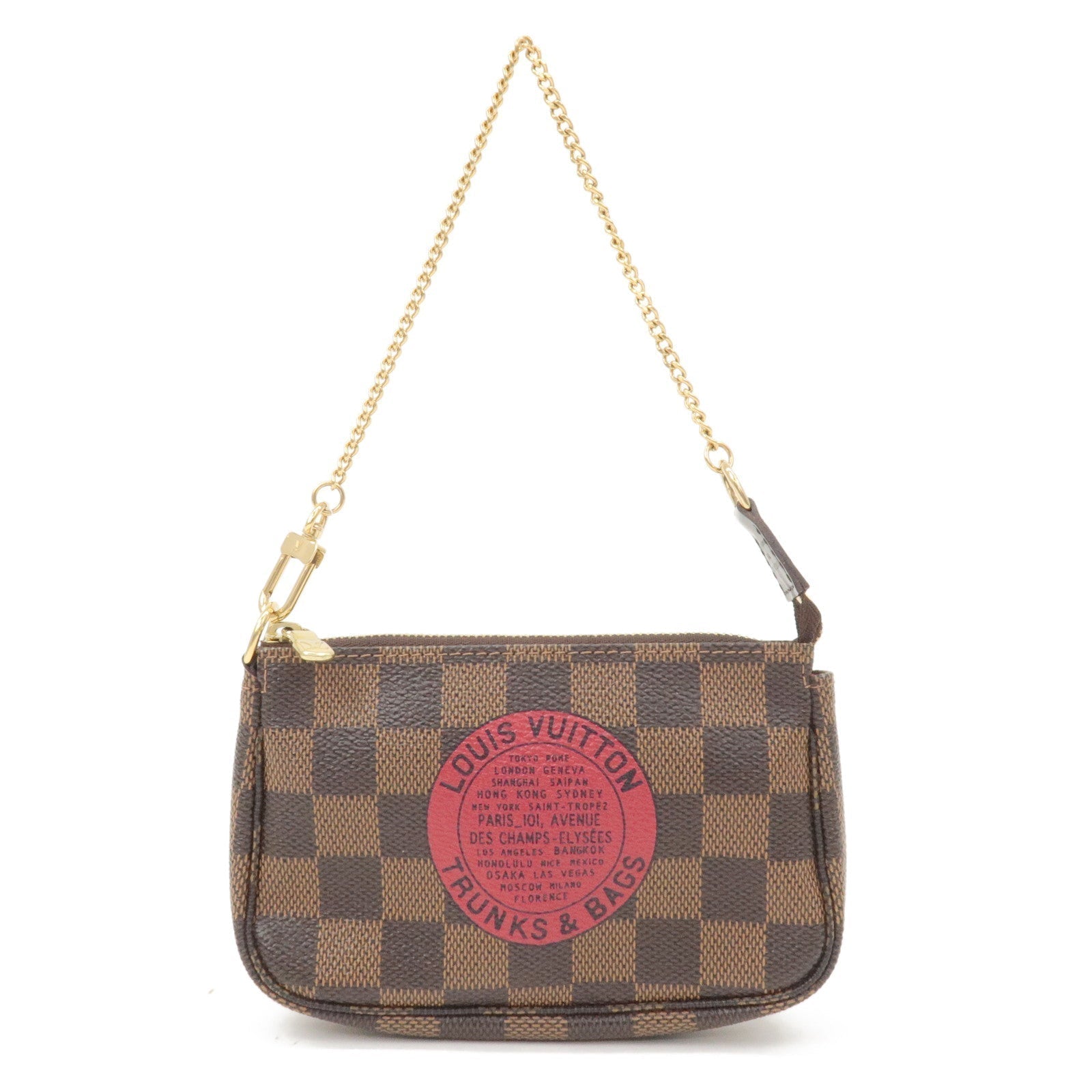 Louis Vuitton Damier T&B Mini Pochette Accessoires Pouch
