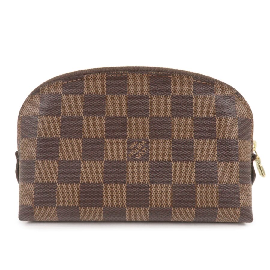 Louis Vuitton Damier Pochette Cosmetic Pouch Brown | Studio Nafay
