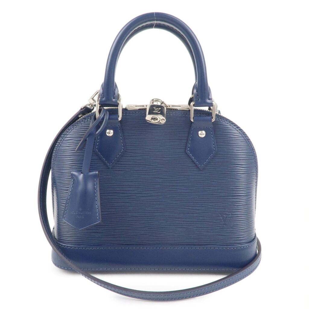 Louis Vuitton Epi Alma BB 2Way Hand Bag Andigo Blue - Product Image 2