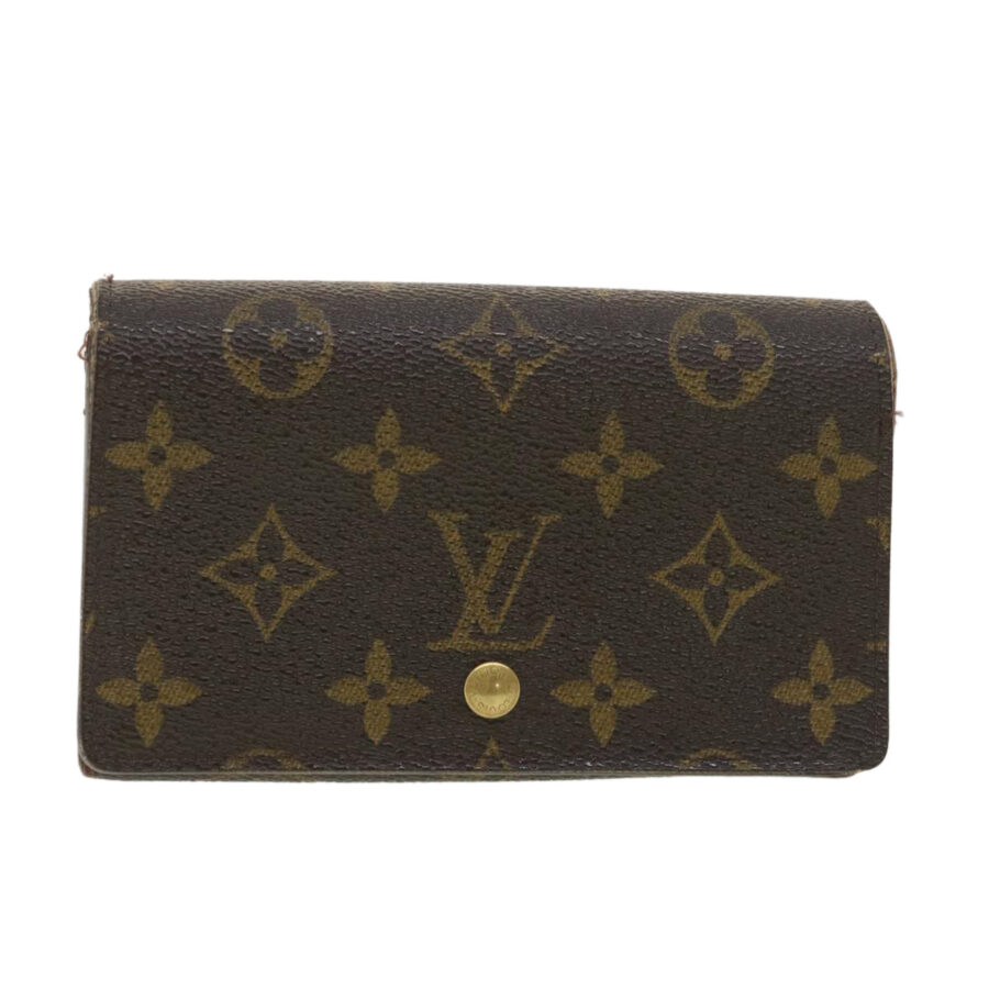 LOUIS VUITTON Monogram Porte Monnaie Billets Tresor Wallet LV Auth 38645 | Studio Nafay