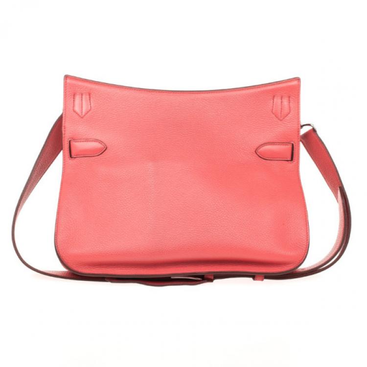 HERMÈS Jypsiere Clemence Red Leather Cross Body Bag-HS | Studio Nafay