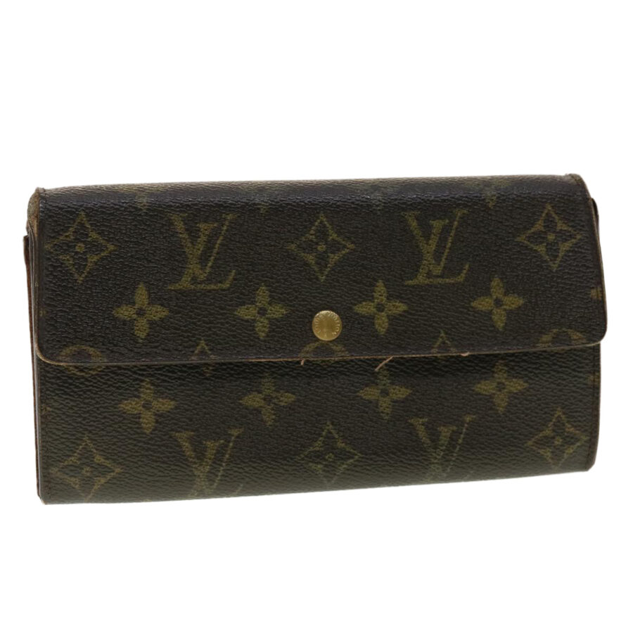 LOUIS VUITTON Monogram Portefeiulle Sarah Long Wallet LV Auth 39470 | Studio Nafay