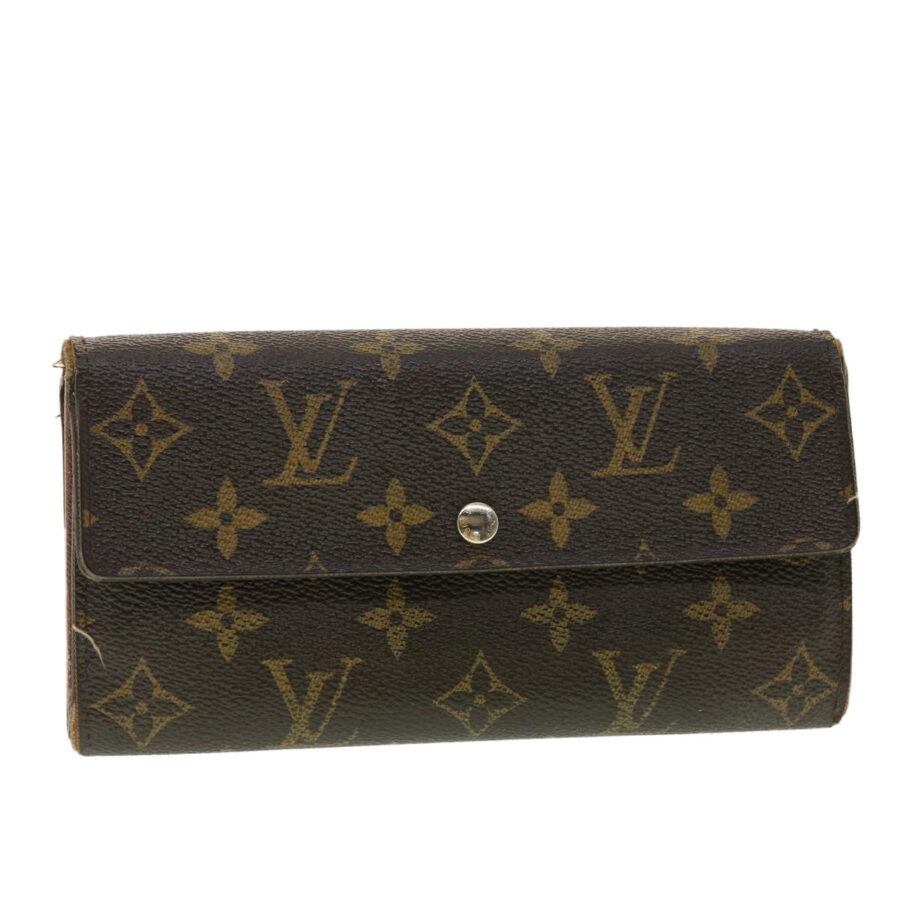 LOUIS VUITTON Monogram Portefeiulle Sarah Long Wallet LV Auth 39473 | Studio Nafay