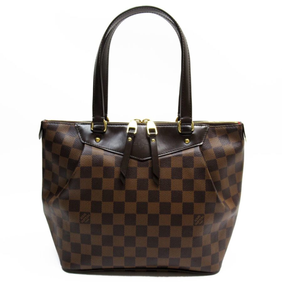 Louis Vuitton Ebene Damier Canvas Handbag
