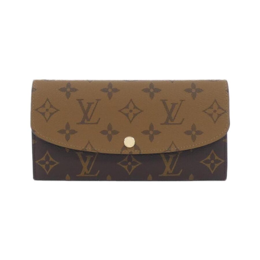 Louis Vuitton Monogram Reversee Vial Monogram Amplant Portefolio Emily Wallet | Studio Nafay
