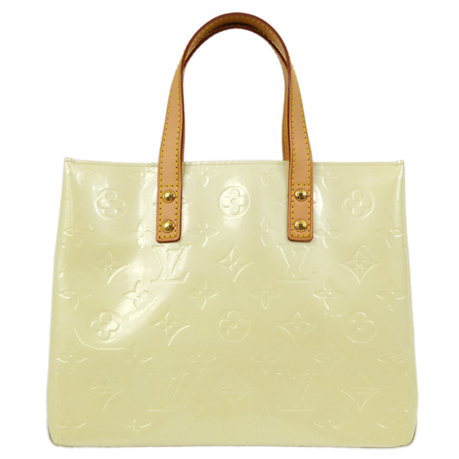 Louis Vuitton White Vernis Reade PM Tote Handbag