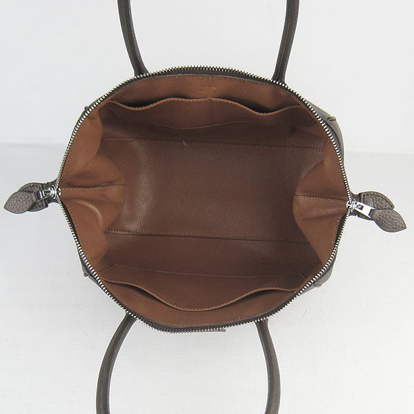 Luxury Hermes Paris Bombay Victoria Handbag dark coffee | Studio Nafay