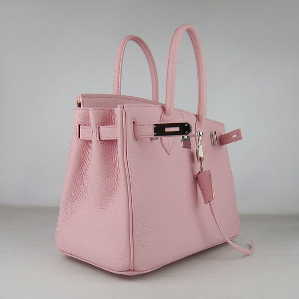 Hermes Birkin 30cm Togo Leather Handbags Pink Silver | Studio Nafay