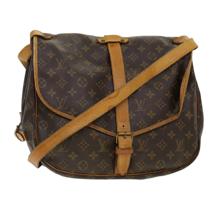 LOUIS VUITTON Monogram Saumur 35 Shoulder Bag LV Auth 40585 | Studio Nafay