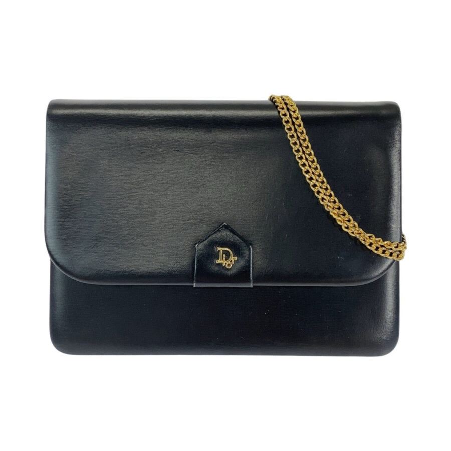 Dior Leather Chain Shoulder Bag Clutch | Studio Nafay