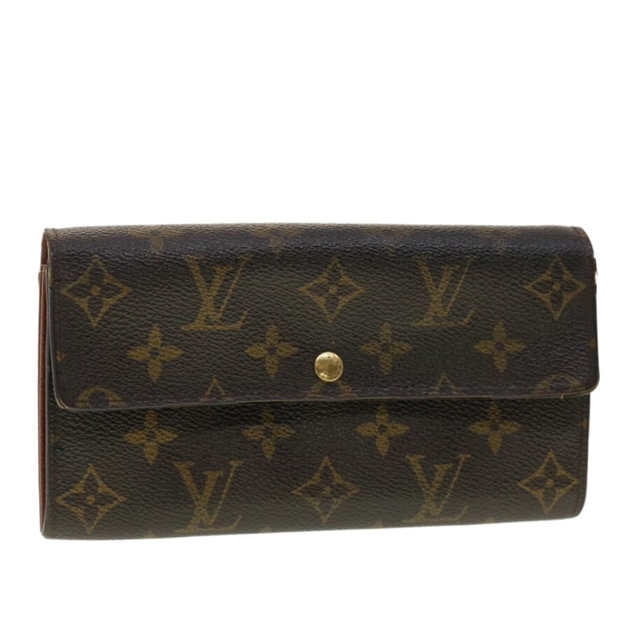 LOUIS VUITTON Monogram Portefeuille Sarah Long Wallet LV Auth 40917 | Studio Nafay