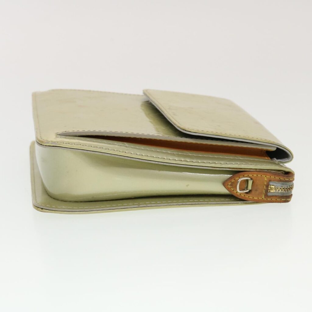 LOUIS VUITTON Monogram Vernis Motto Accessory Pouch Gris LV Auth 43821 - Product Image 2