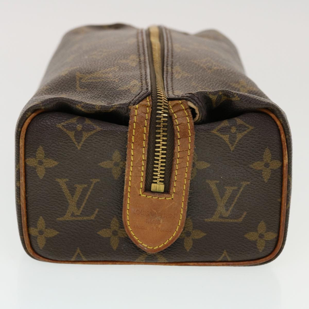 LOUIS VUITTON Monogram Trousse Patte Pression Cosmetic Pouch Auth 43947