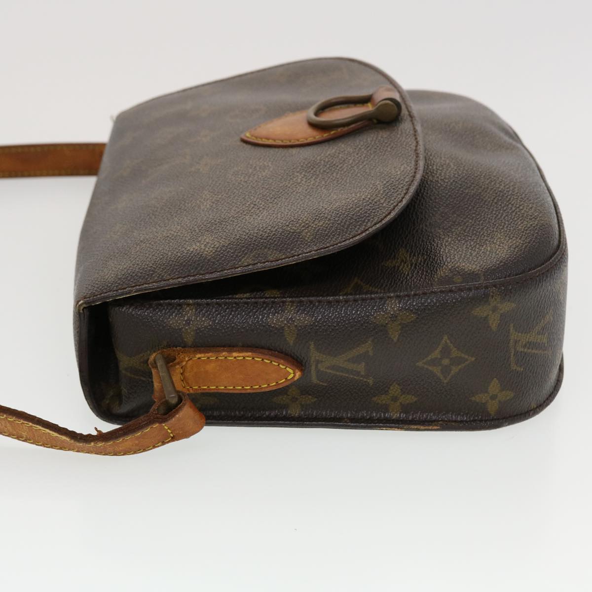 LOUIS VUITTON Monogram Saint Cloud GM Shoulder Bag LV 43957