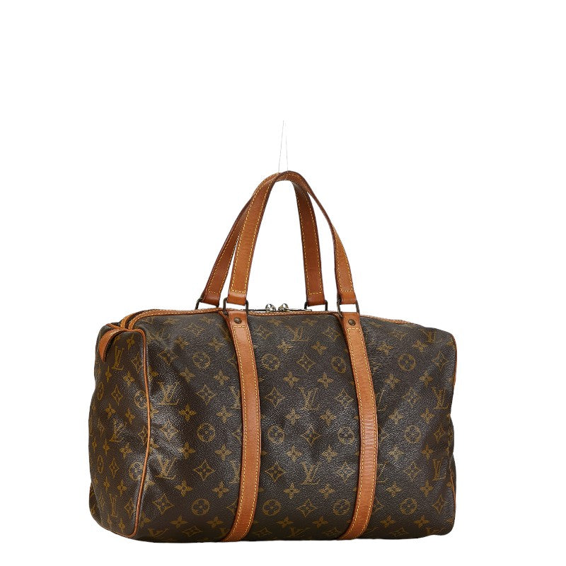 Louis Vuitton Monogram Sacksuple 35 Boston Bag Brown PVC Leather Louis Vuitton