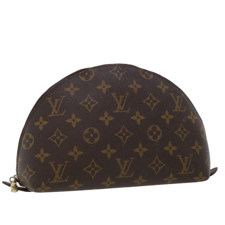 LOUIS VUITTON Monogram Trousse Demi Ronde Cosmetic Pouch LV Auth 44905 | Studio Nafay