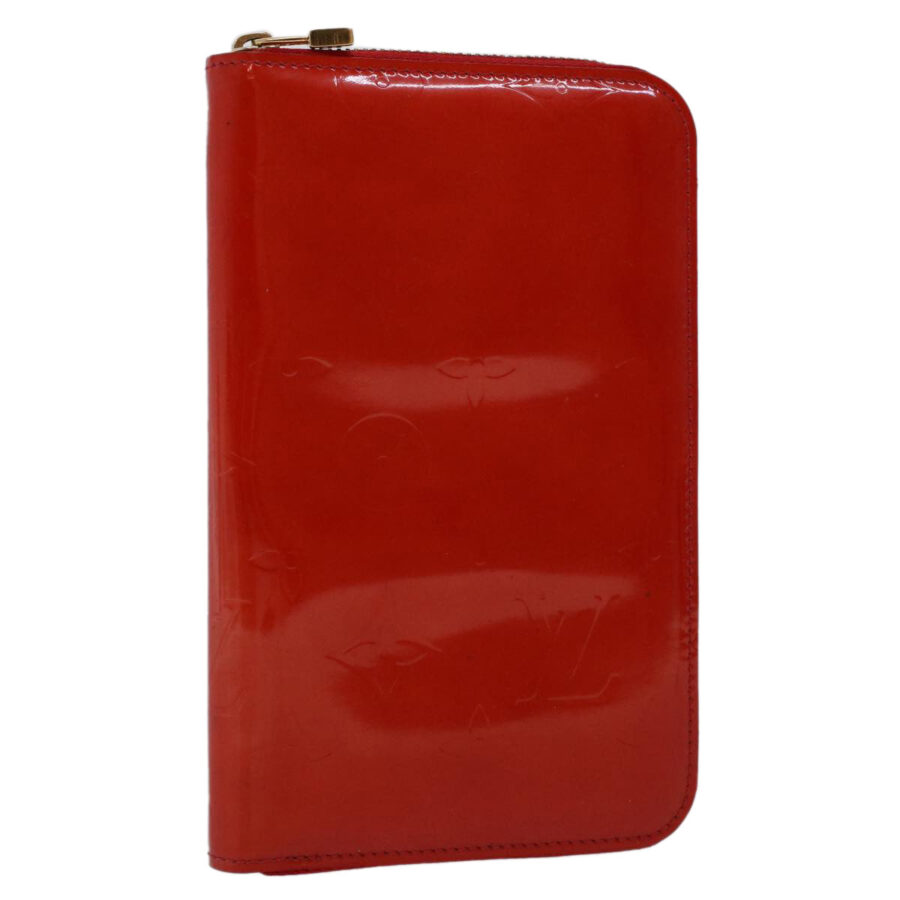 LOUIS VUITTON Monogram Vernis Eldridge Wallet Rouge LV Auth 45272 | Studio Nafay