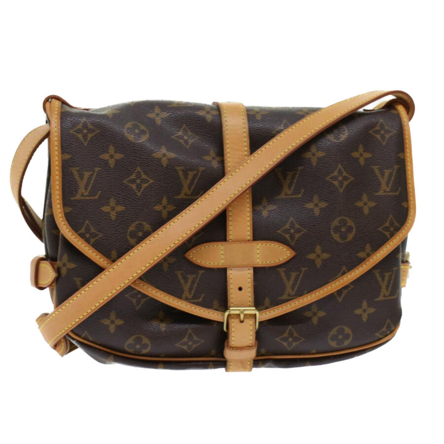 LOUIS VUITTON Monogram Saumur 30 Shoulder Bag LV 45666A | Studio Nafay