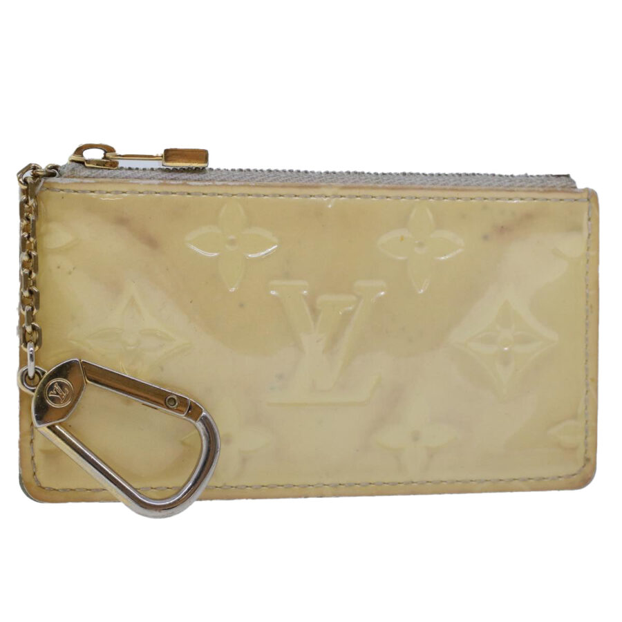 LOUIS VUITTON Monogram Vernis Pochette Cles Coin Purse Pearl Auth 45743 | Studio Nafay