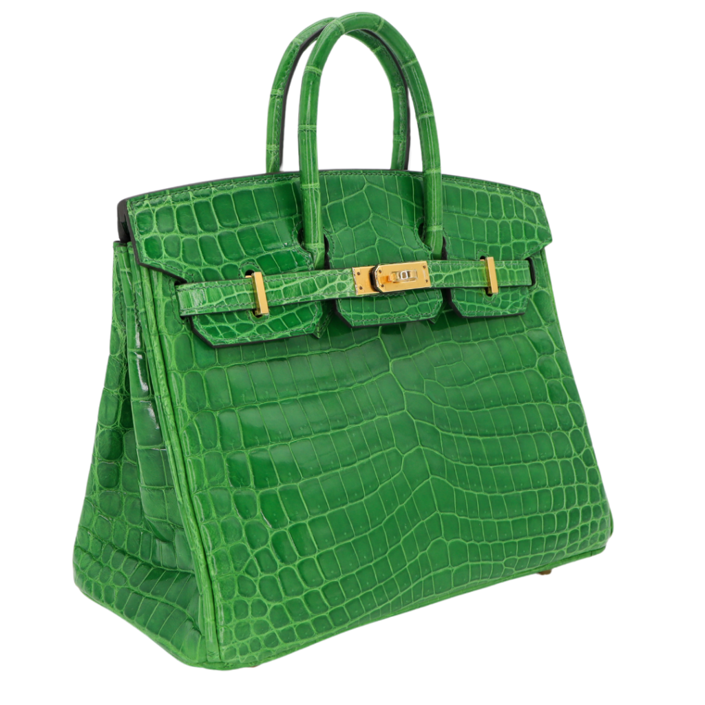 Hermes25cm Birkin Cactus Shiny Niloticus Crocodile Gold Hardware - Product Image 2