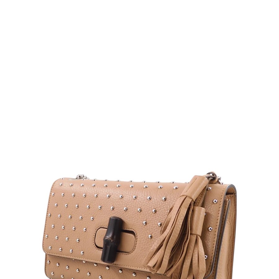 Miss Bamboo Studded Shoulder Bag | Studio Nafay