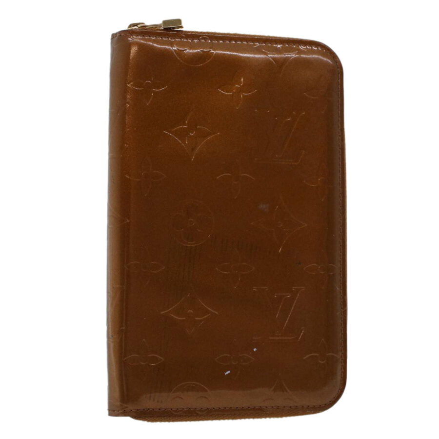 LOUIS VUITTON Monogram Vernis Eldridge Long Wallet Bronze LV Auth 46300 | Studio Nafay