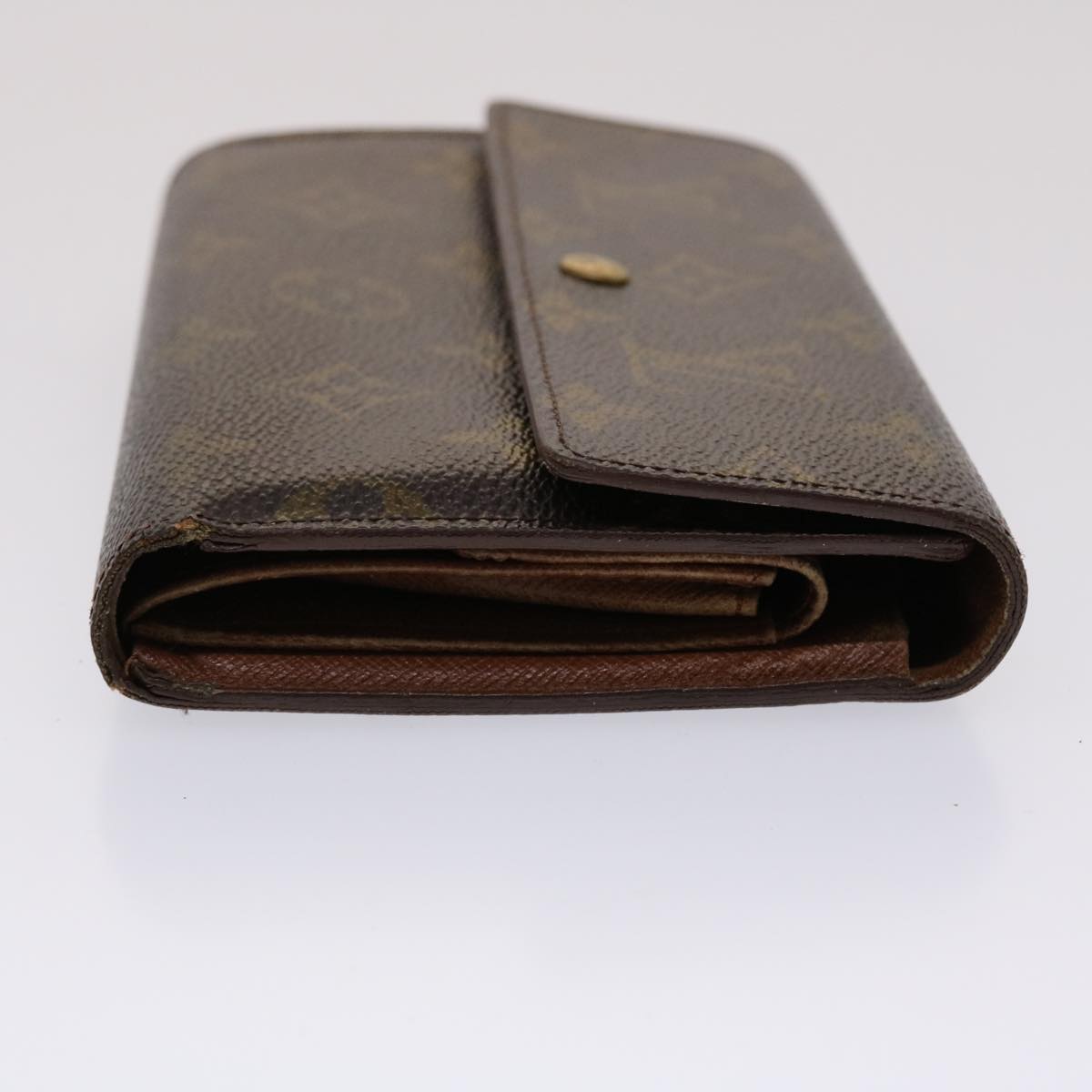 LOUIS VUITTON Monogram Porte Tresor Etui Papie Wallet LV Auth 46800