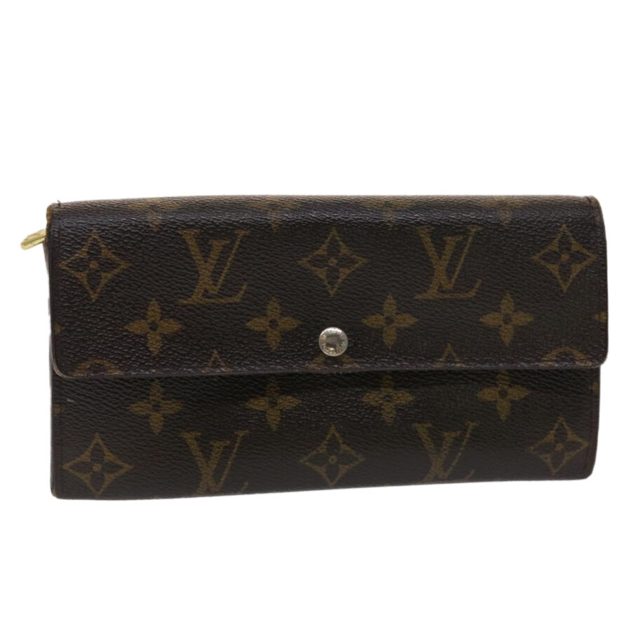 LOUIS VUITTON Monogram Portefeuille Sarah Long Wallet LV Auth 46824 | Studio Nafay