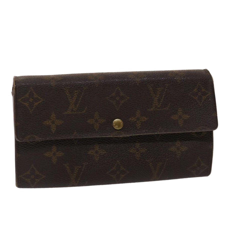LOUIS VUITTON Monogram Portefeuille Sarah Long Wallet LV Auth 46825 | Studio Nafay