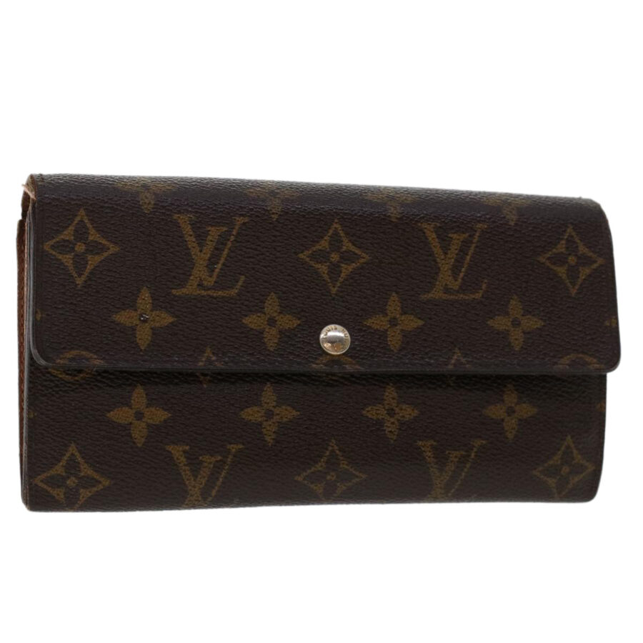 LOUIS VUITTON Monogram Portefeuille Sarah Long Wallet LV Auth 47299 | Studio Nafay