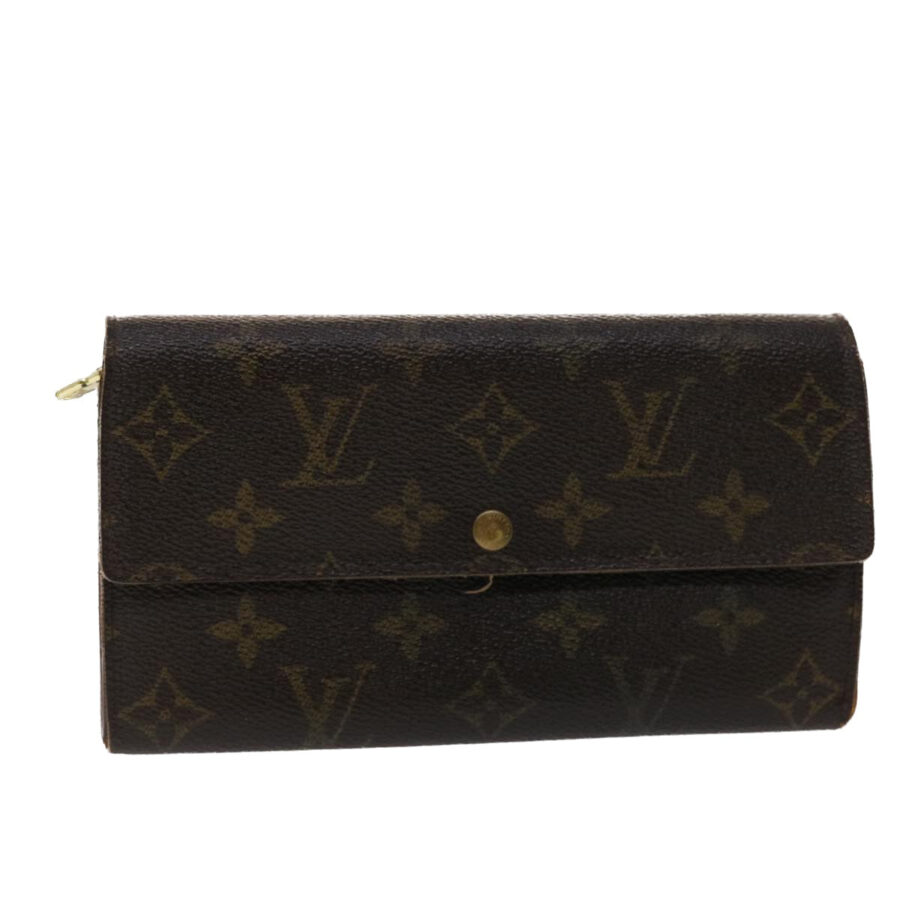 LOUIS VUITTON Monogram Portefeuille Sarah Long Wallet LV Auth 47504 | Studio Nafay