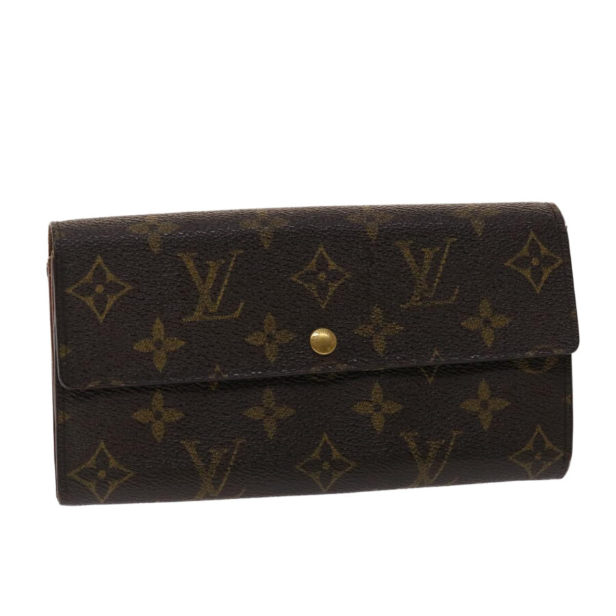 LOUIS VUITTON Monogram Portefeuille Sarah Long Wallet LV Auth 47668 | Studio Nafay