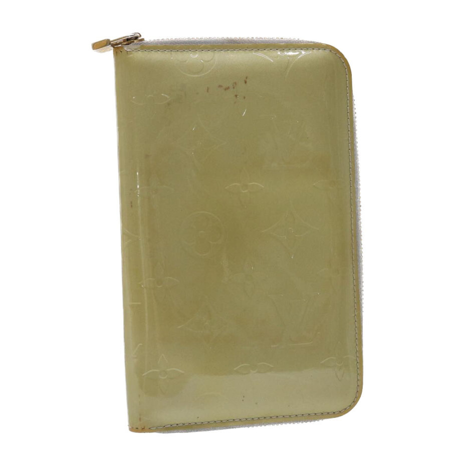LOUIS VUITTON Monogram Vernis Eldridge Long Wallet Gris LV 47876 | Studio Nafay