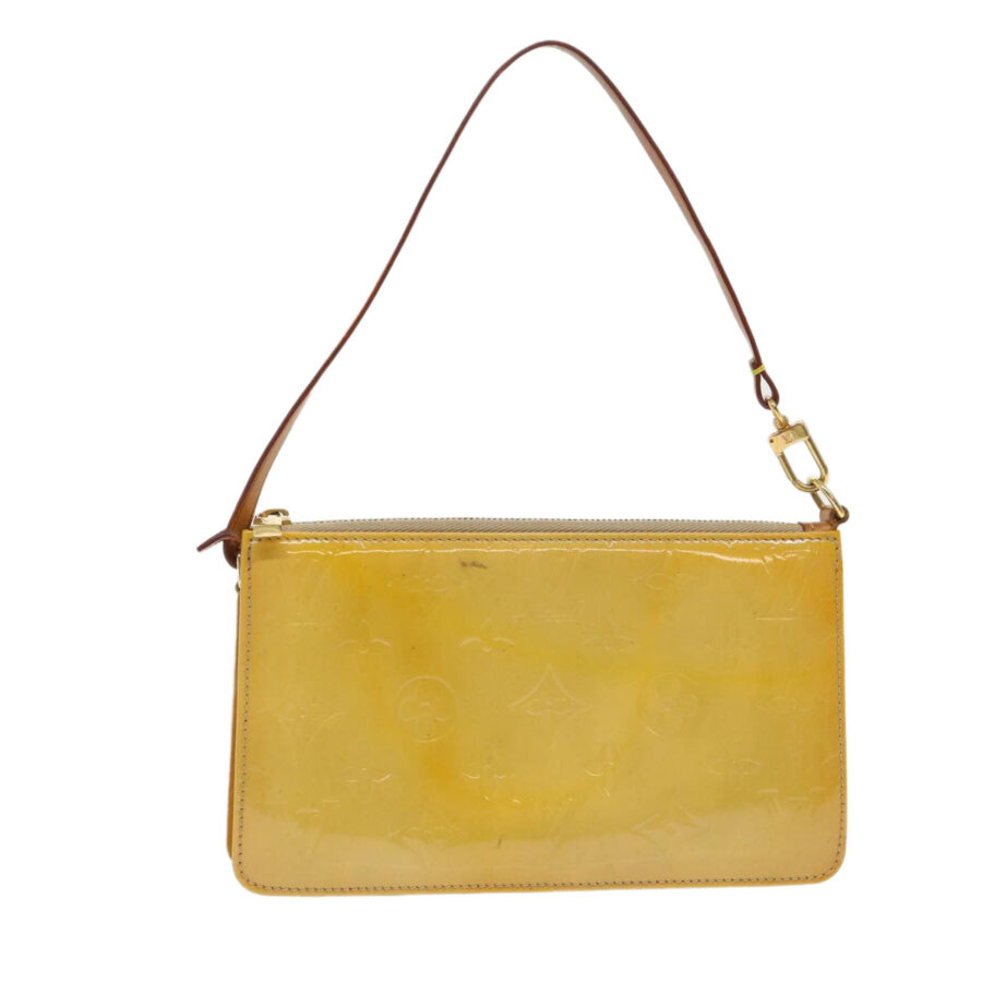 LOUIS VUITTON Monogram Vernis Lexington Accessory Pouch Beige Auth 47986 | Studio Nafay
