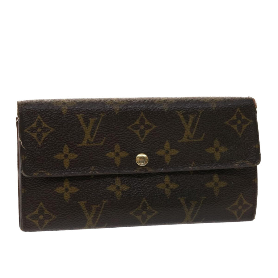 LOUIS VUITTON Monogram Portefeuille Sarah Long Wallet LV 48067 | Studio Nafay